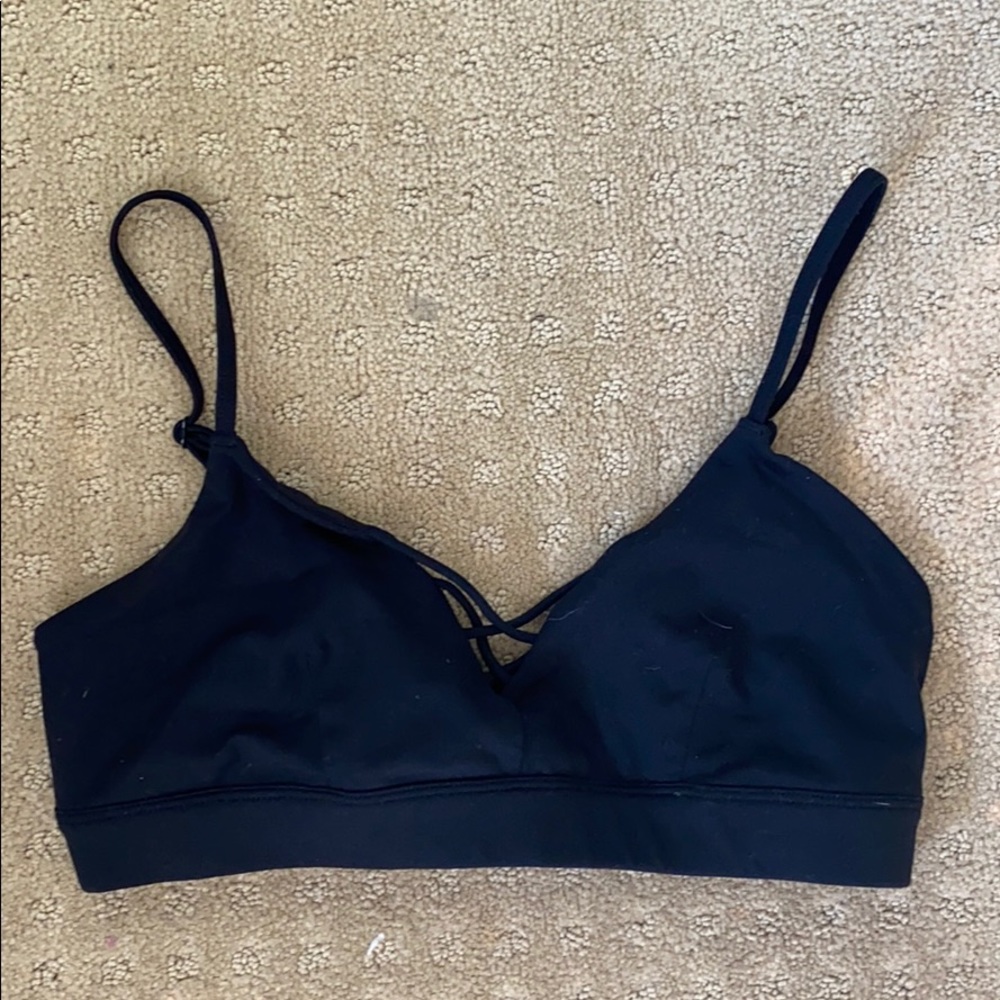Alo Yoga Black Sports Bra S
